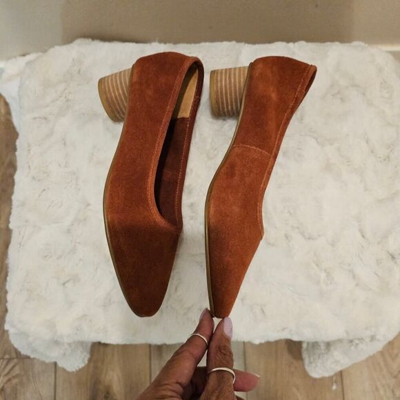 Anthropologie Soludos Juliette Suede Round Heel Flats Size 6.5 - Picture 6 of 10